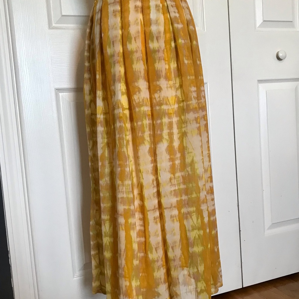 NWT Target “Who What Wear” Brand Maxi Skirt Yellow Size 6